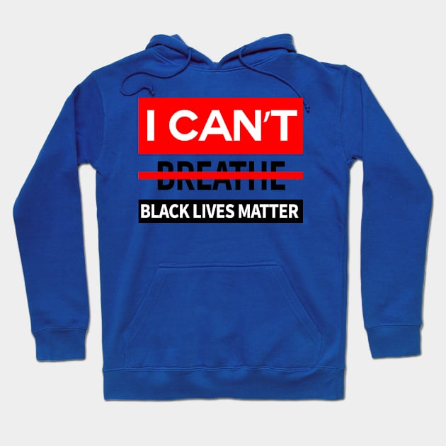 black lives matter, i cant breathe, george floyd Hoodie by AzPro